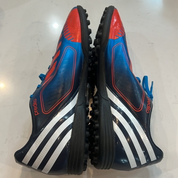Adidas Predator Predito Soccer Cleats Men 11.5  Blue/Orange/White sport athletic - Picture 4 of 7